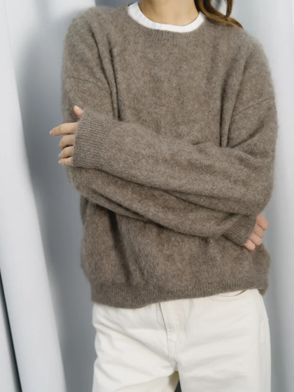 Свитер кашемировый цв. Бежево-коричневый - в фирменном магазине спортивной одежды Brillante.by