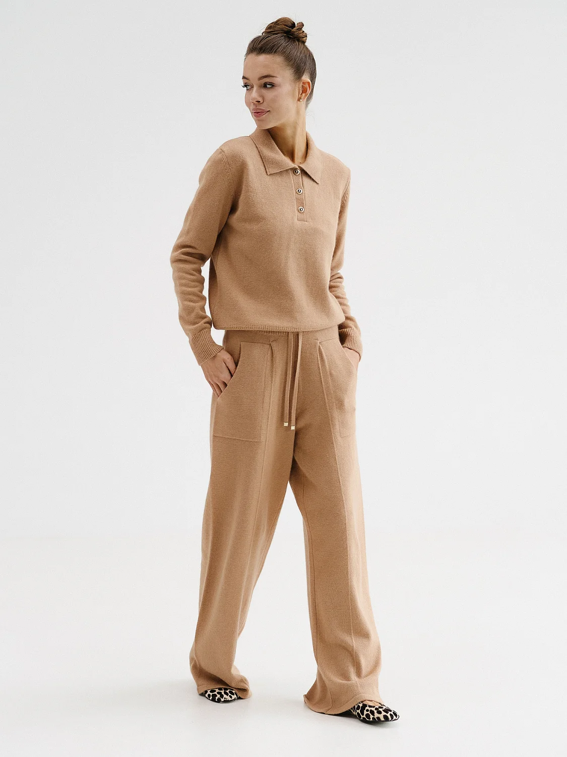 Брюки Eclat цвет карамельный мёд