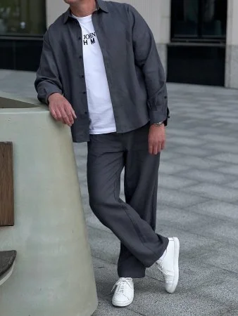 Купить Костюм рубашка, брюки цвет Графит  (можно купить отдельно) в фирменном магазине спортивной одежды Brillante.by
