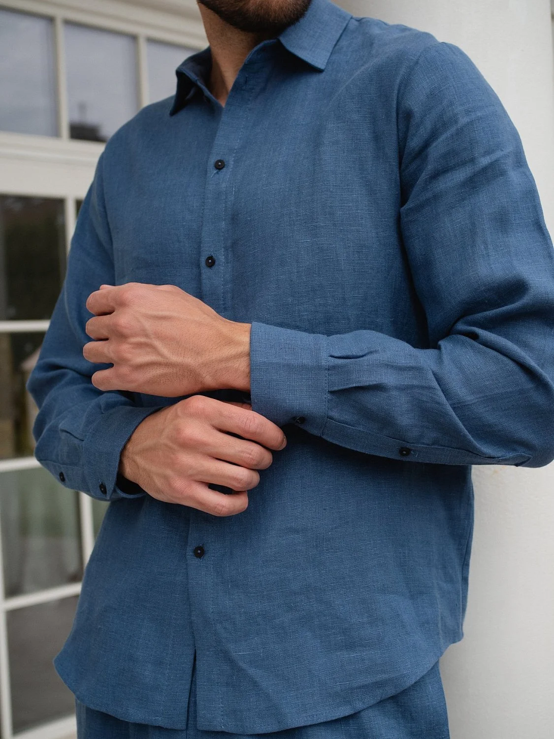 Костюм рубашка, брюки цвет Синий  (можно купить отдельно)