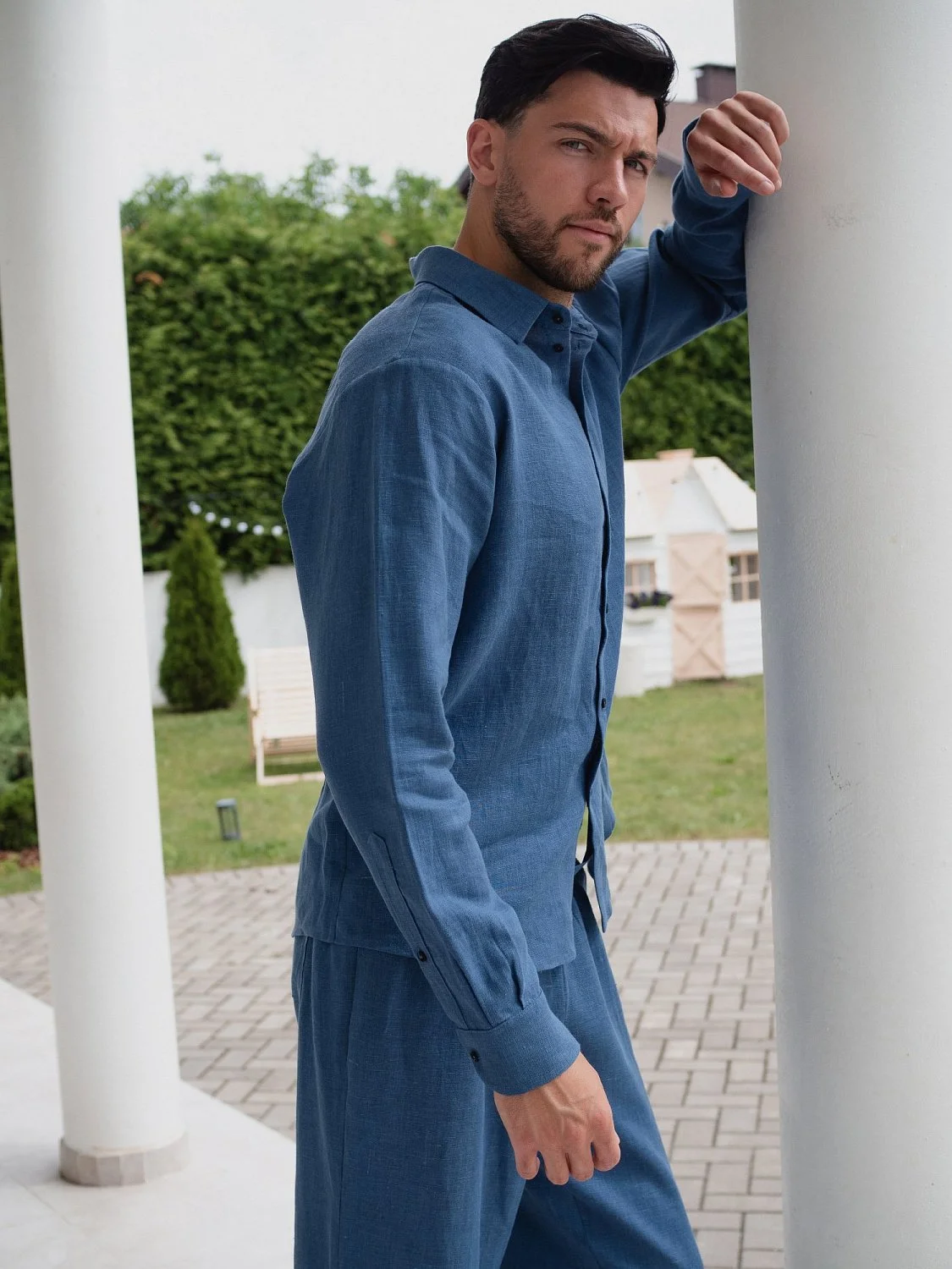 Костюм рубашка, брюки цвет Синий  (можно купить отдельно)