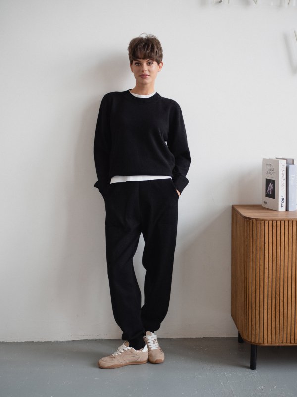 Костюм из ангоровой шерсти цвет ЧЕРНЫЙ - в фирменном магазине спортивной одежды Brillante.by