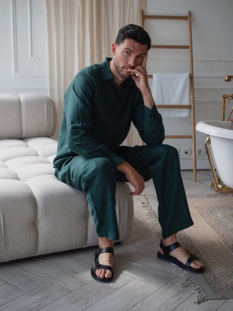 Купить Костюм рубашка, брюки цвет Изумруд  (можно купить отдельно) в фирменном магазине спортивной одежды Brillante.by