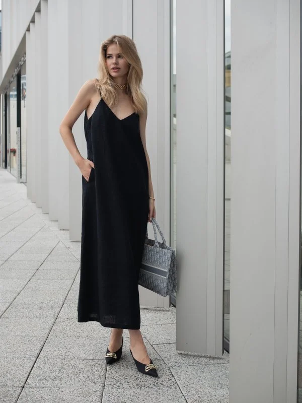 Платье комбинация цвет Чёрный - в фирменном магазине спортивной одежды Brillante.by