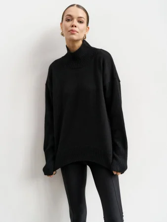 Купить Свитер из ангоровой шерсти цвет Чёрный в фирменном магазине спортивной одежды Brillante.by
