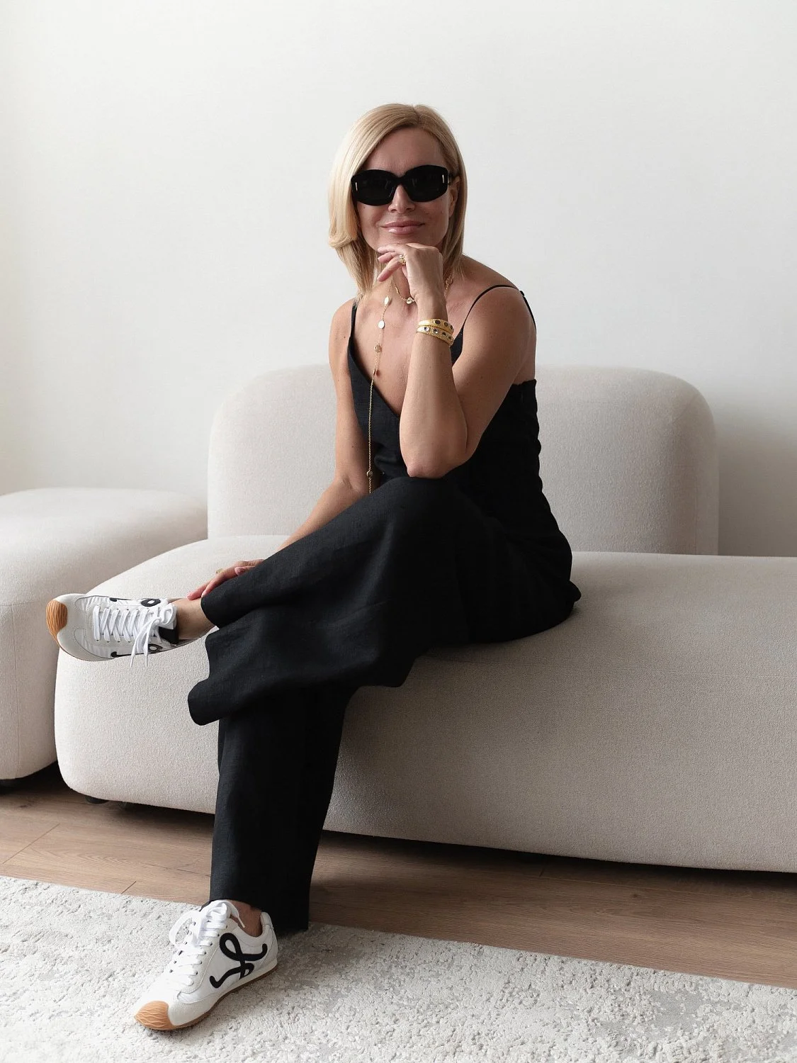 Комбинезон брючный цвет черный