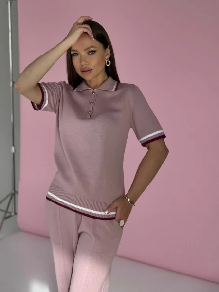 Костюм Aesthetics цв.Пудра ( поло и брюки можно купить отдельно) - в фирменном магазине спортивной одежды Brillante.by