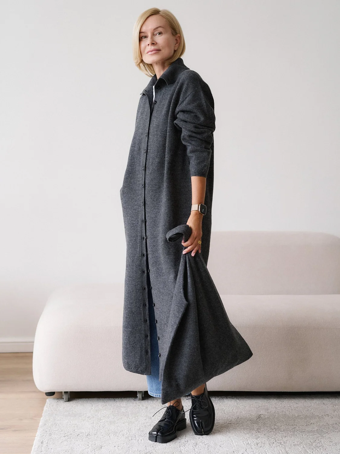 Кардиган шерстяной GRAPHIT