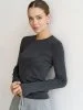 Купить Тонкий лонгслив из 100% шерсти мериноса, цвет серый в фирменном магазине спортивной одежды Brillante.by