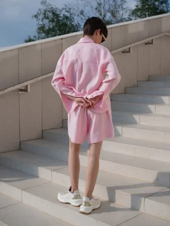 Купить Шорты из льна цвет ROSE в фирменном магазине спортивной одежды Brillante.by