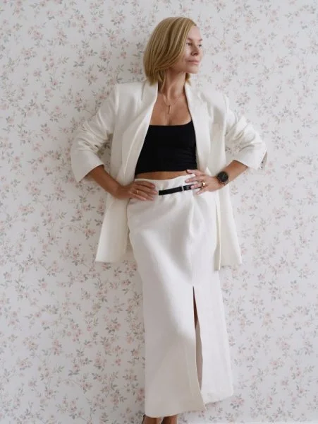 Юбка цв.белый - в фирменном магазине спортивной одежды Brillante.by