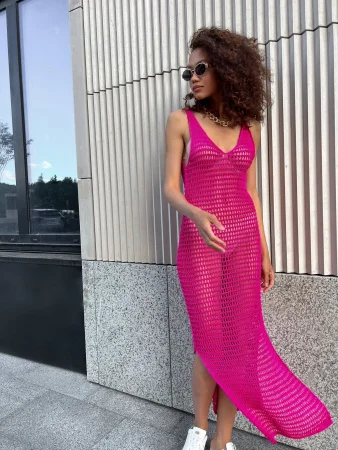 Купить Туника пляжная цвет Неон Пинк в фирменном магазине спортивной одежды Brillante.by