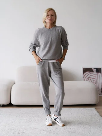 Купить Костюм из ангоровой шерсти цвет СЕРЫЙ в фирменном магазине спортивной одежды Brillante.by