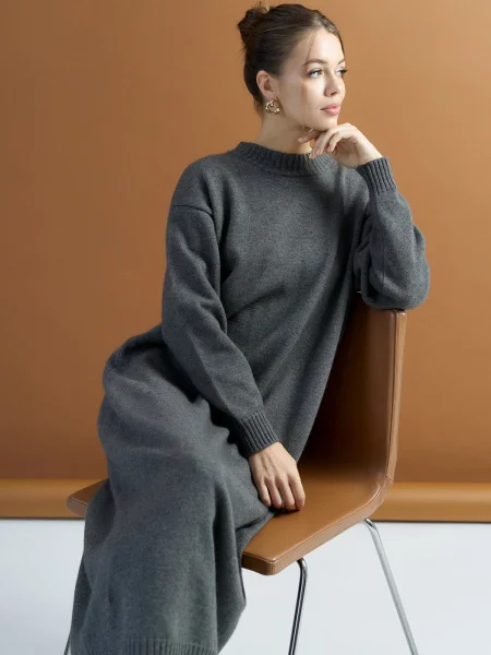 Платье ангоровое цвет Графит - в фирменном магазине спортивной одежды Brillante.by