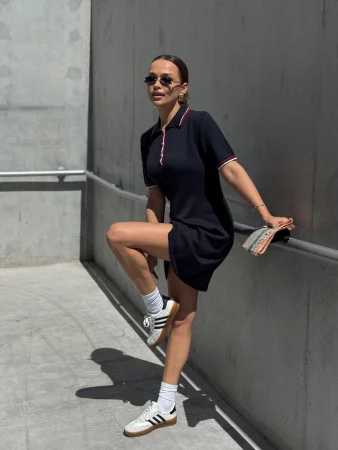 Купить Платье поло Aesthetics цв. синий в фирменном магазине спортивной одежды Brillante.by