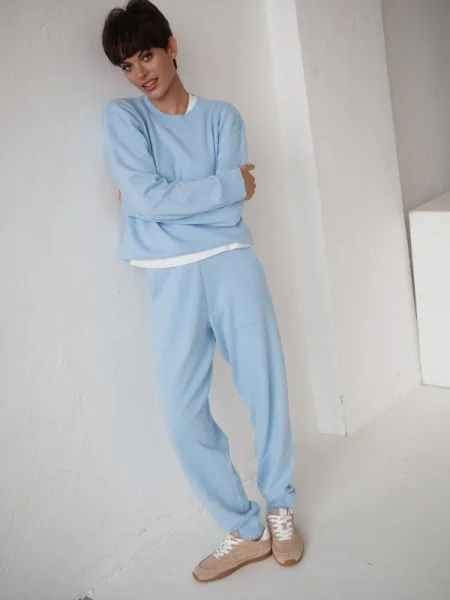 Костюм из ангоровой шерсти цвет ГОЛУБОЙ - в фирменном магазине спортивной одежды Brillante.by