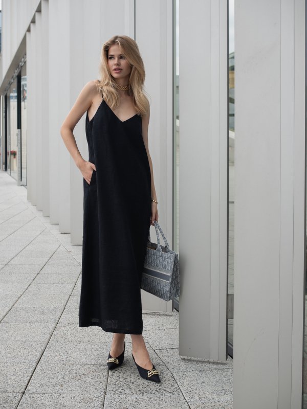 Платье комбинация цвет Чёрный - в фирменном магазине спортивной одежды Brillante.by