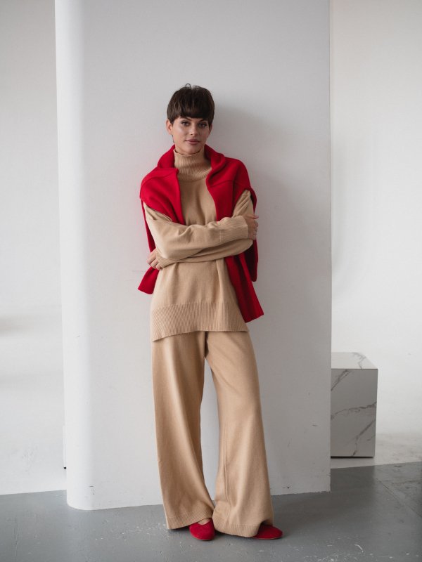 Костюм из ангоры цвет Песок - в фирменном магазине спортивной одежды Brillante.by