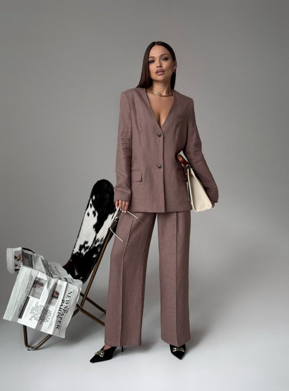 Костюмная группа двойка Style цв.сливочное какао (жакет и брюки можно купить отдельно) - в фирменном магазине спортивной одежды Brillante.by