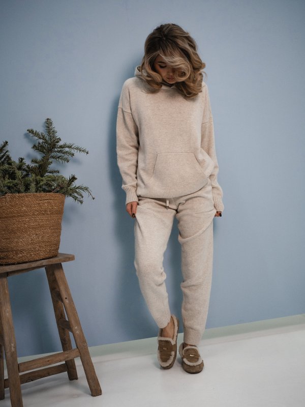 Костюм из ангоры цвет НАТУРАЛЬНЫЙ (двойная вязка) - в фирменном магазине спортивной одежды Brillante.by