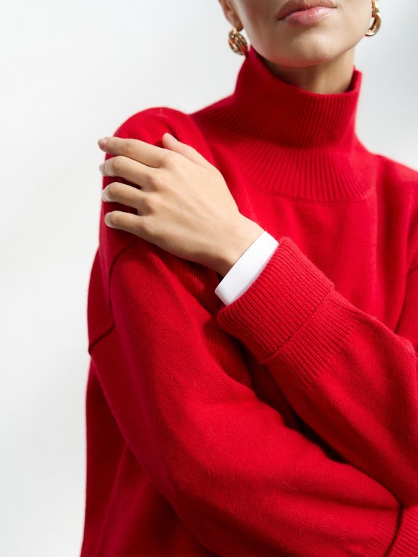 Свитер из ангоровой шерсти цвет Красный - в фирменном магазине спортивной одежды Brillante.by