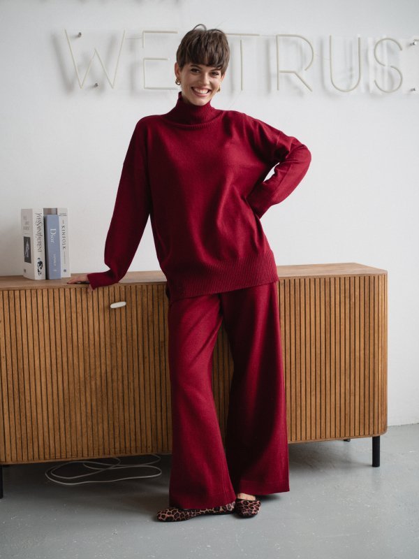 Костюм из ангоры цвет Марсала - в фирменном магазине спортивной одежды Brillante.by