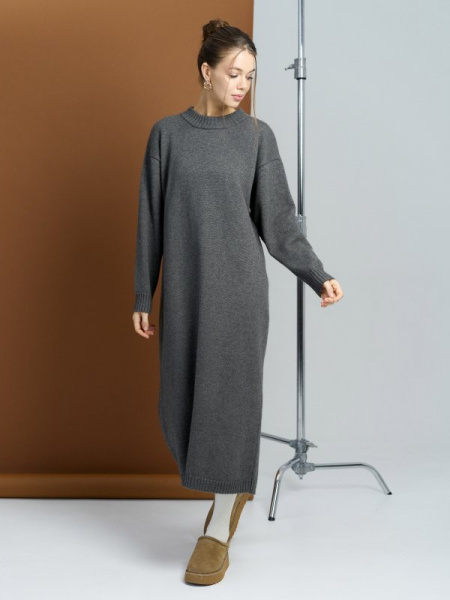 Платье ангоровое цвет Графит - в фирменном магазине спортивной одежды Brillante.by