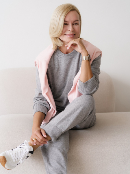 Костюм из ангоровой шерсти цвет СЕРЫЙ - в фирменном магазине спортивной одежды Brillante.by