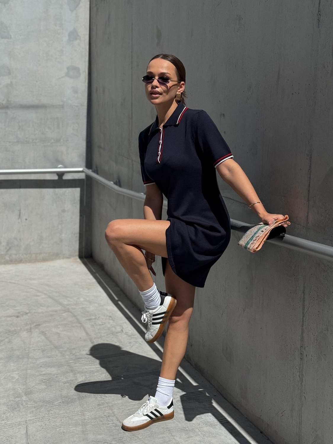 Платье поло Aesthetics цв. синий