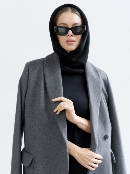 Капор ангоровый цвет Чёрный - в фирменном магазине спортивной одежды Brillante.by